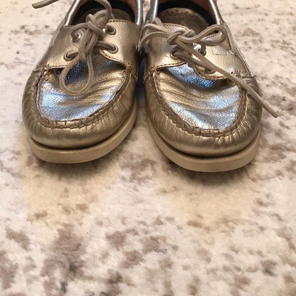 🌼 Sperry 🌼 gold top-siders - Picture 4 of 6